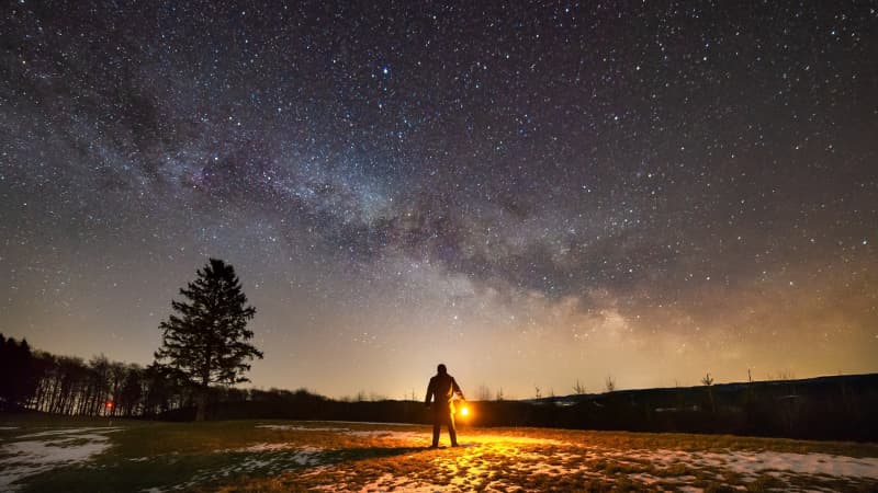Are all stars visible to the naked eye from the Milky Way ga